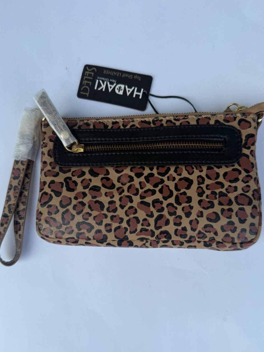 Hadaki Leopard Limited Edition Clutch Wristlet Wallet Bag